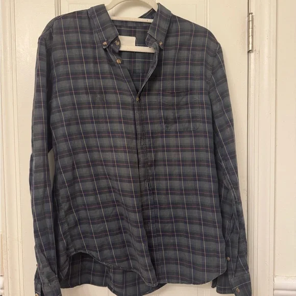 Vintage band of outsiders flannel button down - Picture 1 of 4